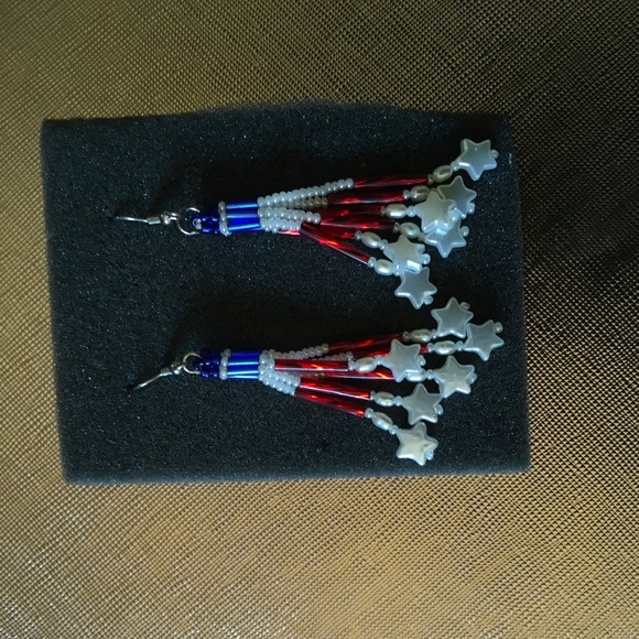 Hand Crafted Shooting Star Earrings - Picture 2 of 2